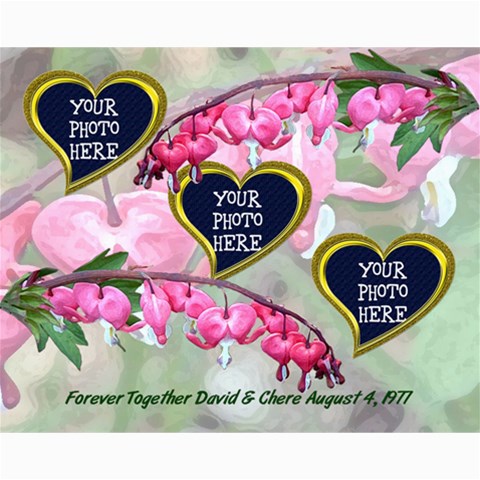Bleeding Heart Collage 8x10 By Chere s Creations 10 x8  Print - 1