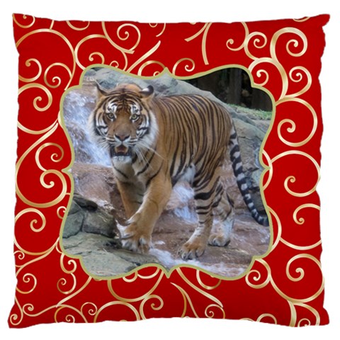 Red And Gold Standard Flano Case (2 Sided) By Deborah Back