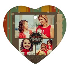 xmas - Heart Ornament (Two Sides) xmas - Heart Ornament (Two Sides)