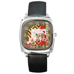 XMAS - Square Metal Watch