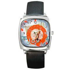 XMAS - Square Metal Watch