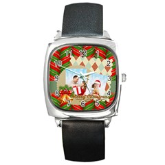 XMAS - Square Metal Watch