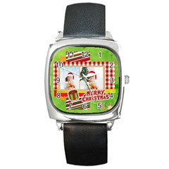 XMAS - Square Metal Watch