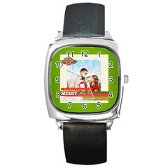 XMAS - Square Metal Watch