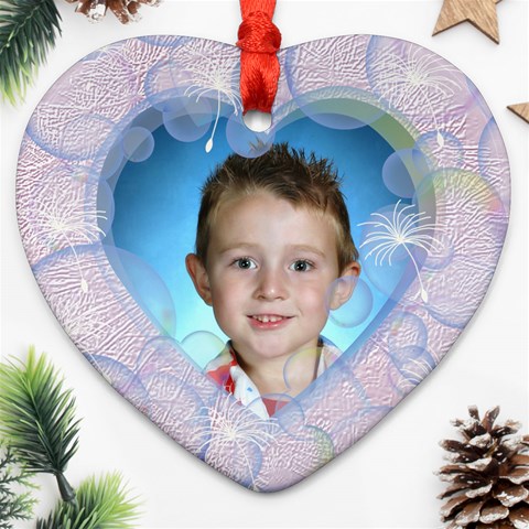 Bubble Ornament Heart By Chere s Creations Front