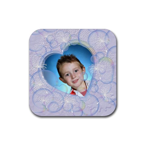 Bubble Rubber Coaster Square By Chere s Creations Front