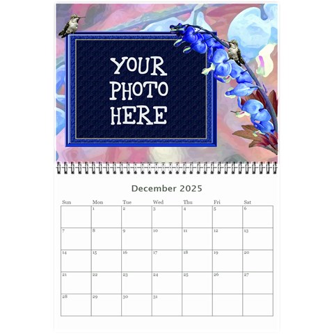 Bleedingheart Wall Calendar 8 5x6 By Chere s Creations Dec 2025