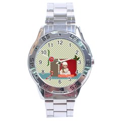 xmas - Stainless Steel Analogue Watch