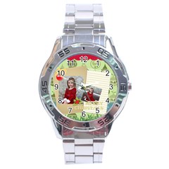 xmas - Stainless Steel Analogue Watch