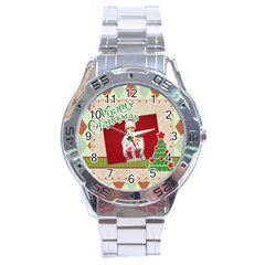 xmas - Stainless Steel Analogue Watch