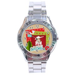 xmas - Stainless Steel Analogue Watch xmas - Stainless Steel Analogue Watch