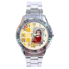 xmas - Stainless Steel Analogue Watch