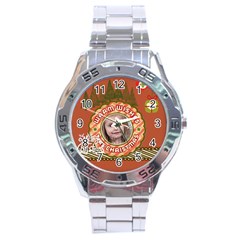 xmas - Stainless Steel Analogue Watch