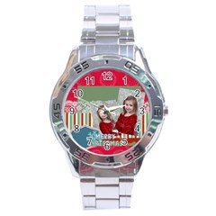 xmas - Stainless Steel Analogue Watch