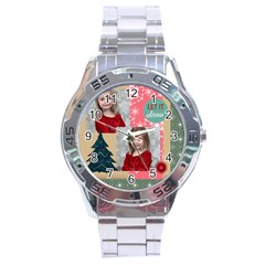 xmas - Stainless Steel Analogue Watch