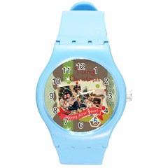 xmas - Round Plastic Sport Watch (M)