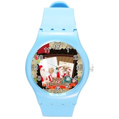 xmas - Round Plastic Sport Watch (M)