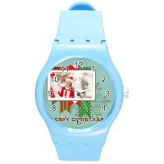 xmas - Round Plastic Sport Watch (M)