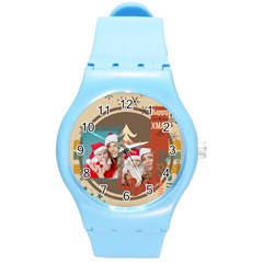 xmas - Round Plastic Sport Watch (M)