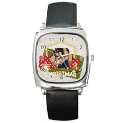 xmas - Square Metal Watch xmas - Square Metal Watch
