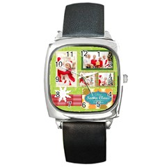 xmas - Square Metal Watch