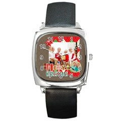 xmas - Square Metal Watch