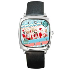 xmas - Square Metal Watch