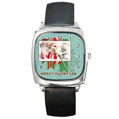 xmas - Square Metal Watch