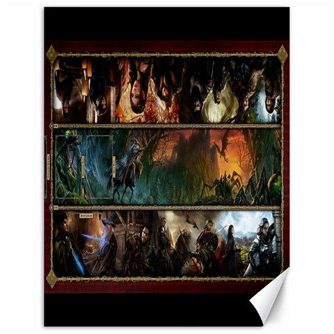 Lotr Play Mat1 By Pauli Vinni 17.8 x23.08  Canvas - 1