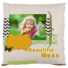 kids - Large Premium Plush Fleece Cushion Case (One Side)