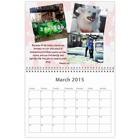 Familycalendar 2015 Mar 2015