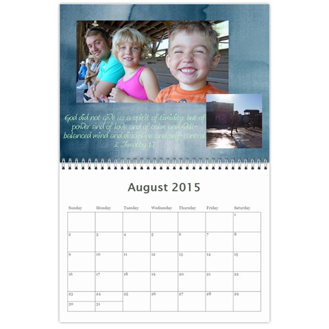 Familycalendar 2015 Aug 2015