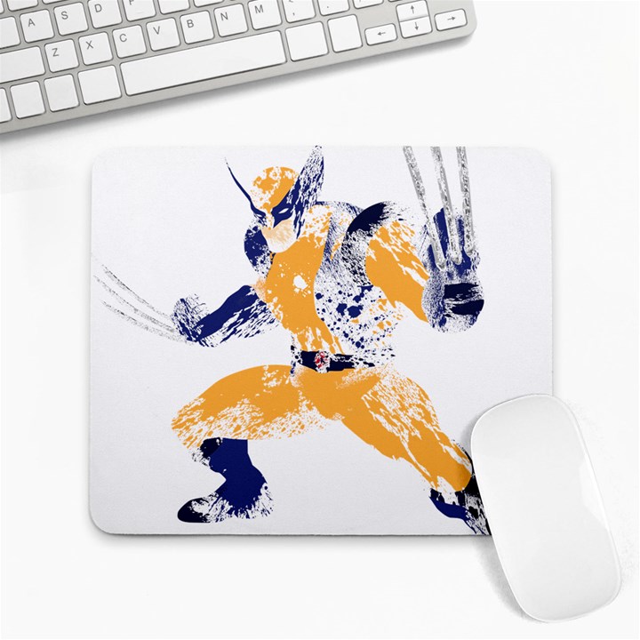 Splatter Heroes Wolverine Plain Large Mousepad