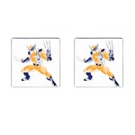 Splatter Heroes Wolverine Plain Cufflinks (Square) Front(Pair)