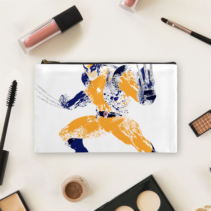 Splatter Heroes Wolverine Plain Cosmetic Bag (Medium)