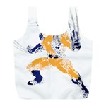 Splatter Heroes Wolverine Plain Full Print Recycle Bag (L) Front