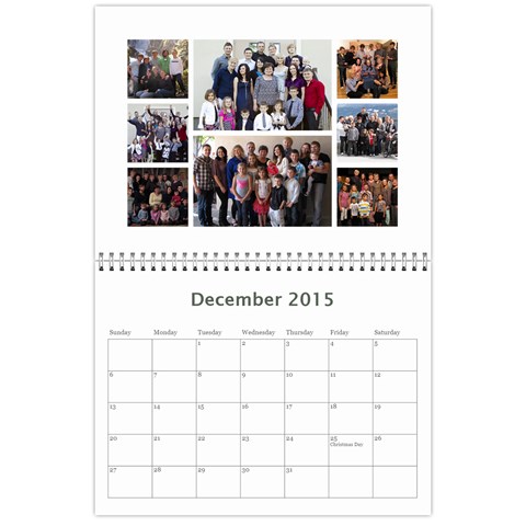 2015 Fomenko Family Calendar By Svetlana Kopets Dec 2015