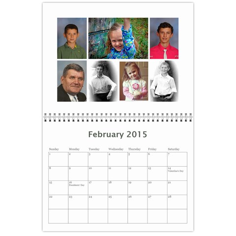 2015 Fomenko Family Calendar By Svetlana Kopets Feb 2015