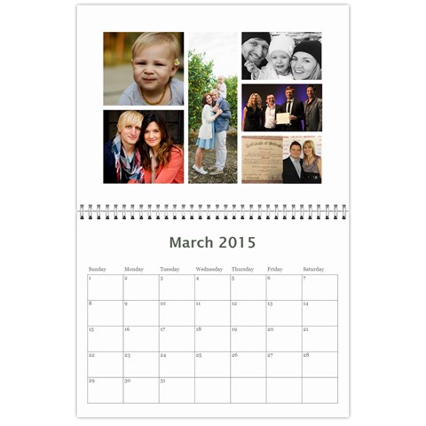 2015 Fomenko Family Calendar By Svetlana Kopets Mar 2015