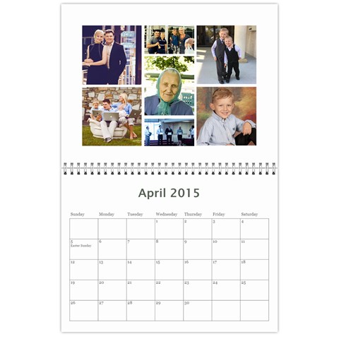 2015 Fomenko Family Calendar By Svetlana Kopets Apr 2015