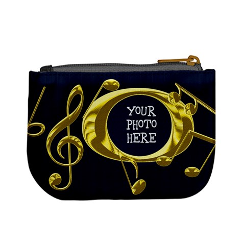Golden Music Mini Coin Purse By Chere s Creations Back
