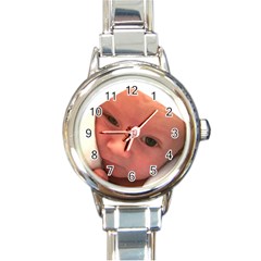 Round Italian Charm Watch