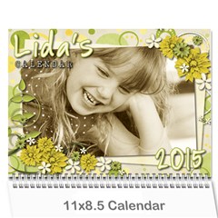 lIDAS CALENDAR - Wall Calendar 11  x 8.5  (12-Months)