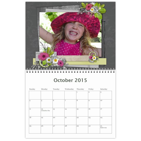 Lidas Calendar By Kaye Oct 2015