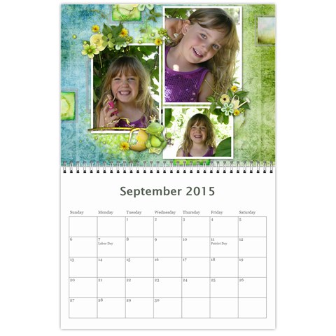 Lidas Calendar By Kaye Sep 2015