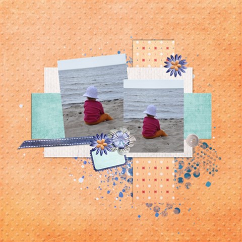 Scrappy4 By Elfie 12 x12  Scrapbook Page - 1