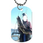 Gone Fishing !  - Dog Tag (Two Sides)