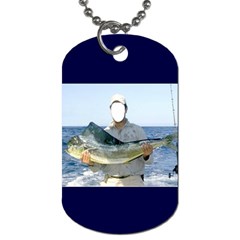 largest Fisher Fisherman - Dog Tag (Two Sides)