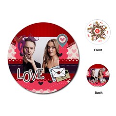 love - Playing Cards Single Design (Round)