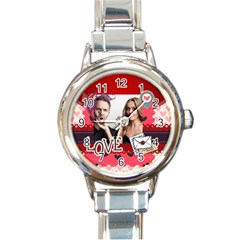 love - Round Italian Charm Watch